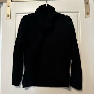Moth Black Cowl Neck Sweater